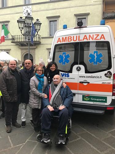 Consegna ambulanza all'Avis di Tuoro sul Trasimeno (PG)
